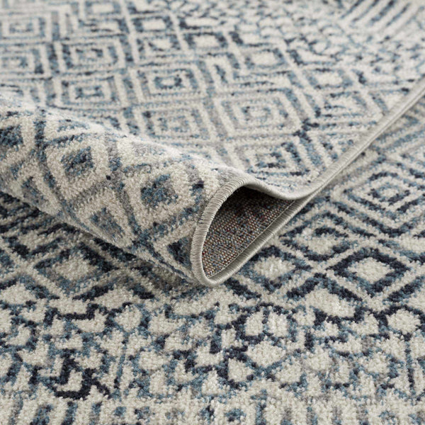 Hauteloom Askeaton ASKEA Blue Machine Made Polyester Rug