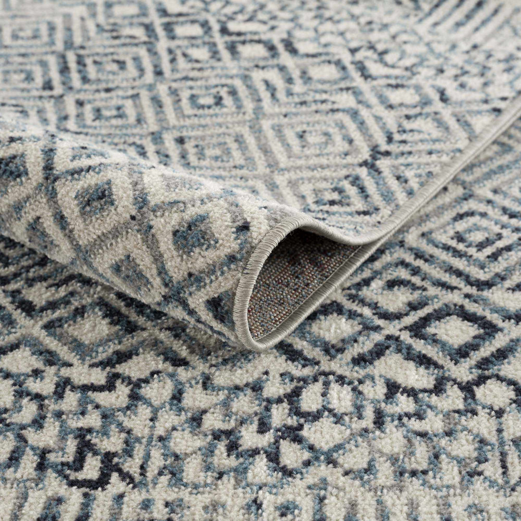 Hauteloom Askeaton ASKEA Blue Machine Made Polyester Rug