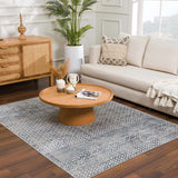 Hauteloom Askeaton ASKEA Blue Machine Made Polyester Rug