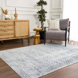 Hauteloom Askeaton ASKEA Blue Machine Made Polyester Rug