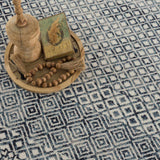 Hauteloom Askeaton ASKEA Blue Machine Made Polyester Rug