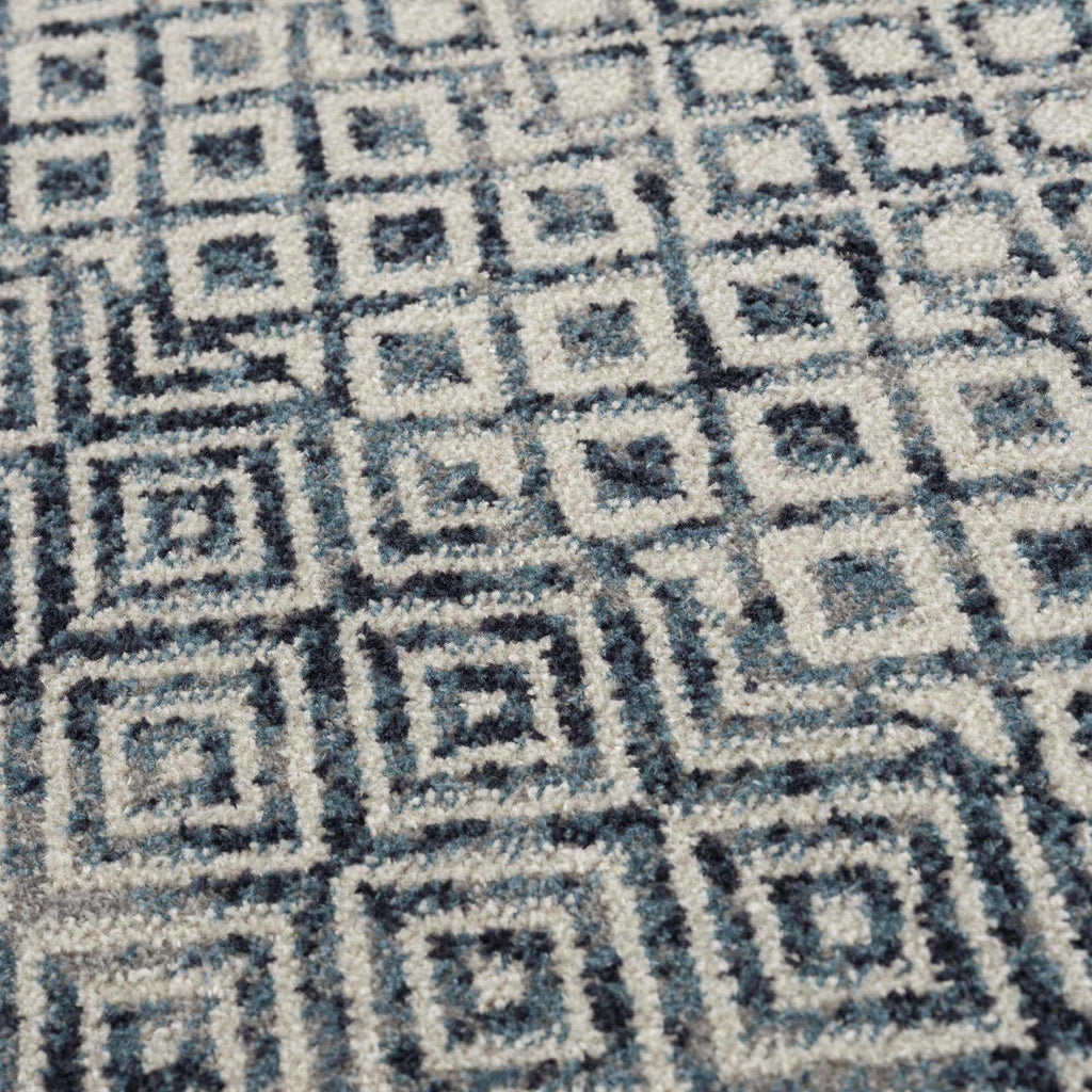 Hauteloom Askeaton ASKEA Blue Machine Made Polyester Rug