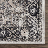 Hauteloom Cabacungan CABAC Black Machine Made Polyester Rug