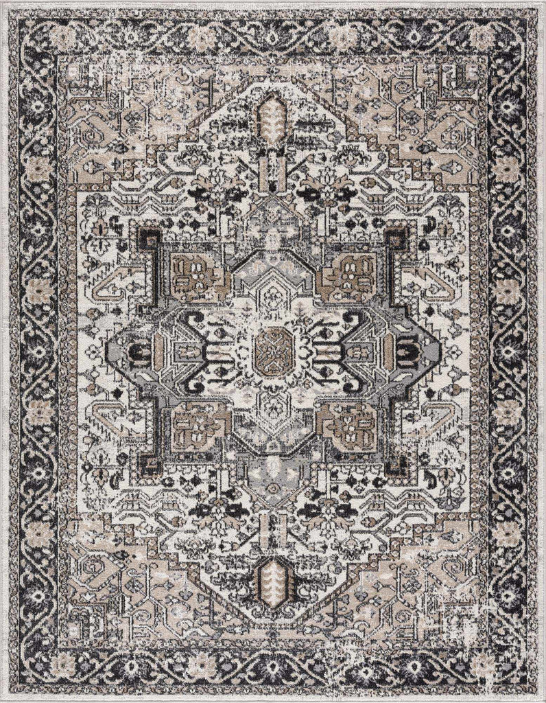 Hauteloom Cabacungan CABAC Black Machine Made Polyester Rug