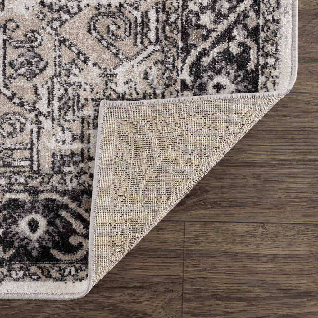 Hauteloom Cabacungan CABAC Black Machine Made Polyester Rug