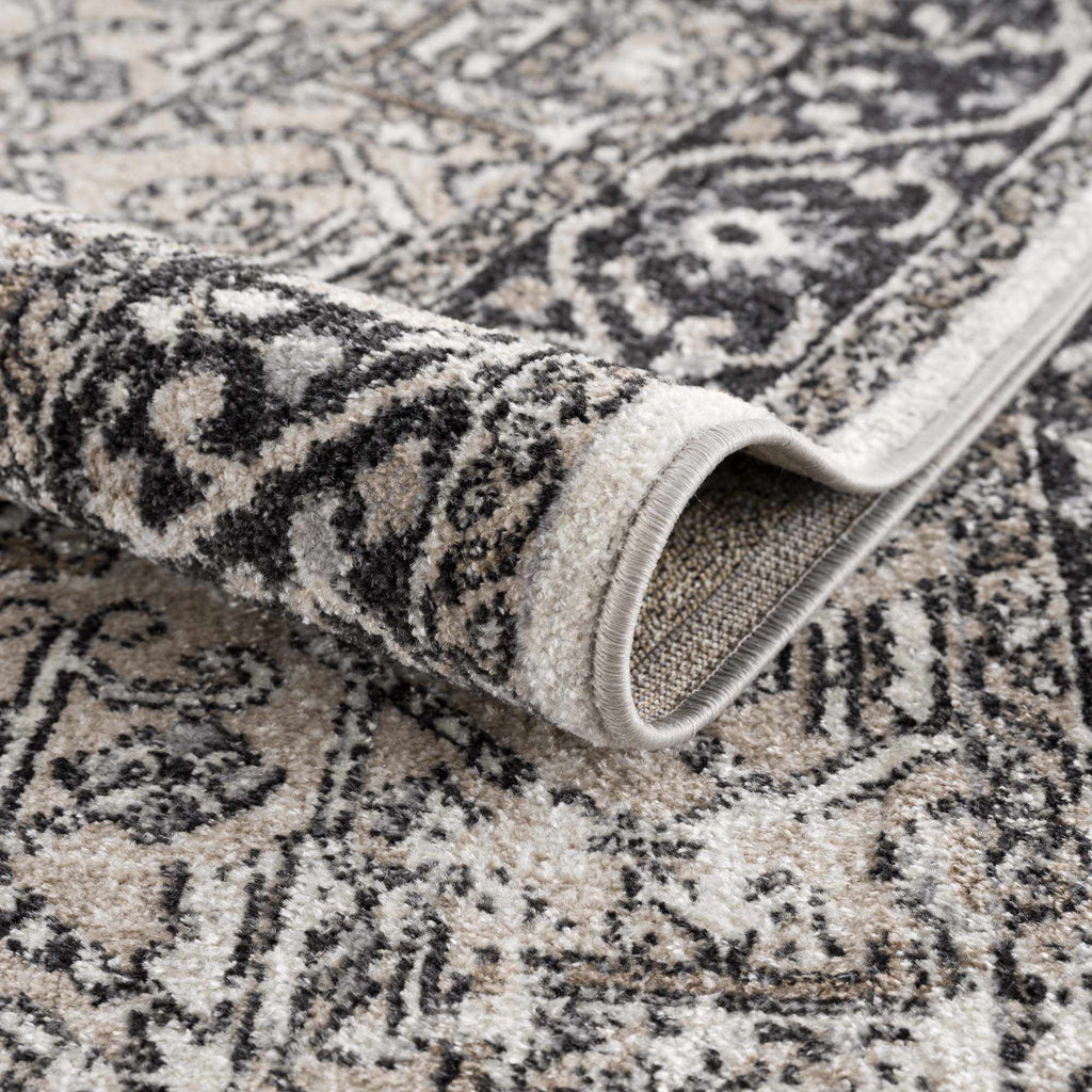 Hauteloom Cabacungan CABAC Black Machine Made Polyester Rug