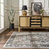Hauteloom Cabacungan CABAC Black Machine Made Polyester Rug