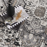 Hauteloom Cabacungan CABAC Black Machine Made Polyester Rug