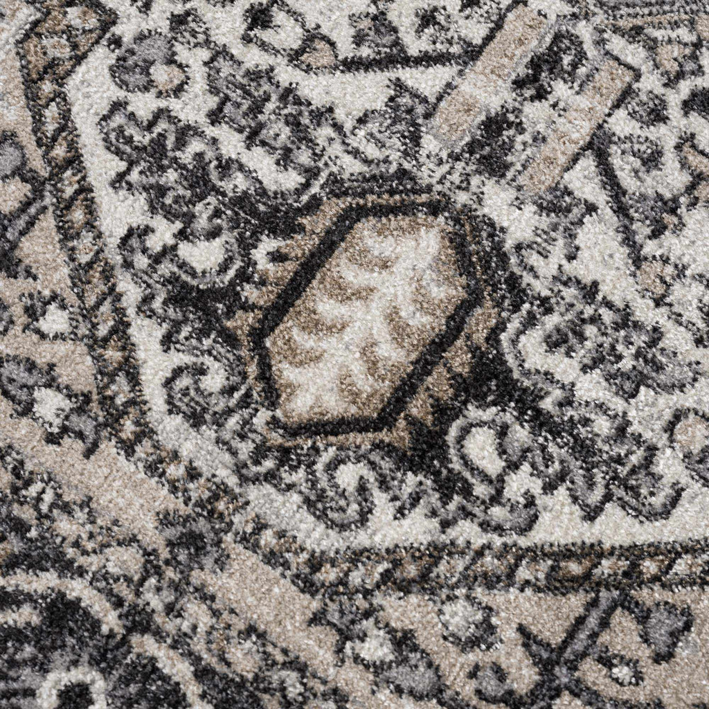 Hauteloom Cabacungan CABAC Black Machine Made Polyester Rug
