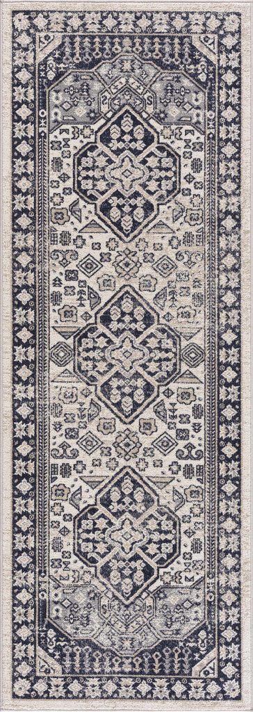 Hauteloom Rebe RBRG Black Machine Made Polyester Rug