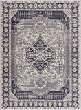 Hauteloom Rebe RBRG Black Machine Made Polyester Rug