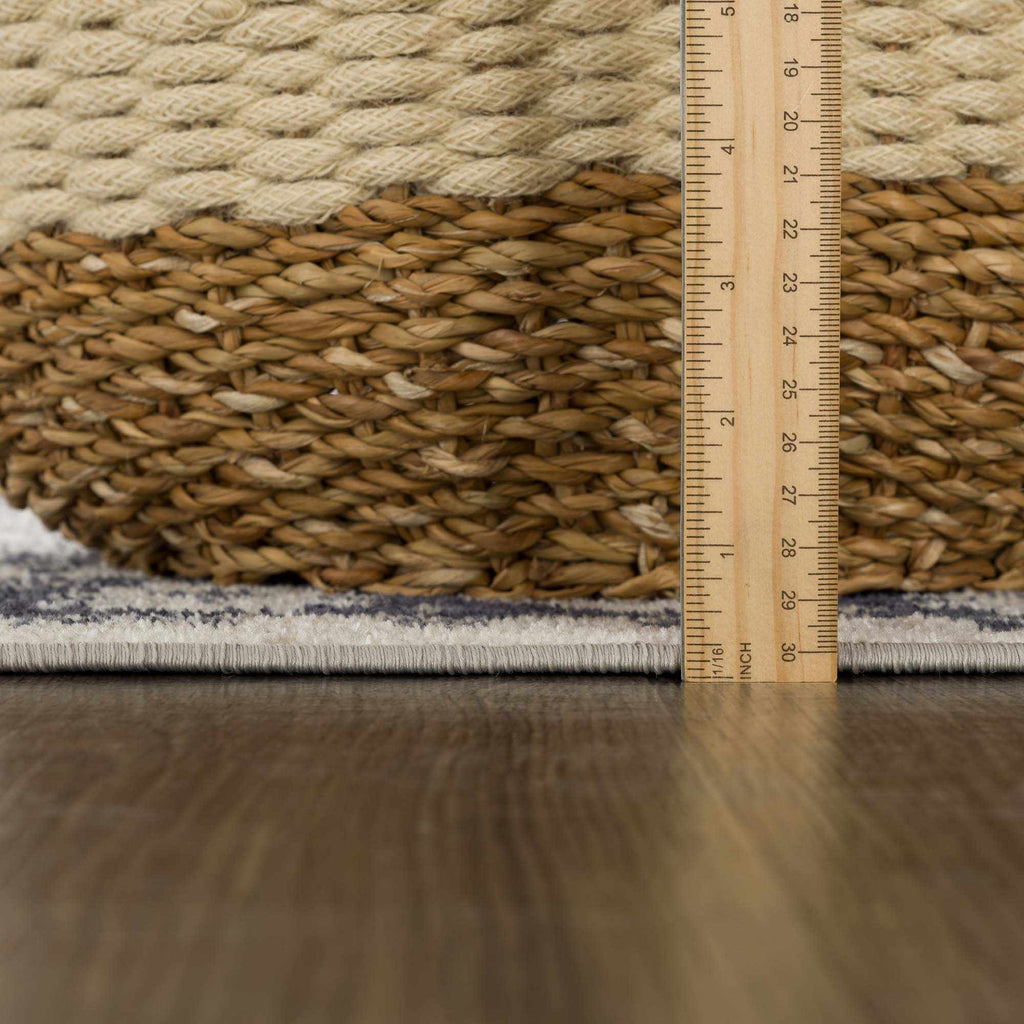 Hauteloom Rebe RBRG Black Machine Made Polyester Rug