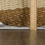 Hauteloom Rebe RBRG Black Machine Made Polyester Rug