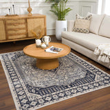 Hauteloom Rebe RBRG Black Machine Made Polyester Rug