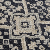 Hauteloom Rebe RBRG Black Machine Made Polyester Rug