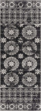 Hauteloom Kahramankazan KAHR Black Machine Made Polyester Rug