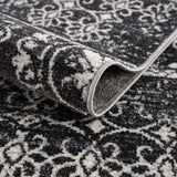 Hauteloom Kahramankazan KAHR Black Machine Made Polyester Rug