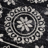 Hauteloom Kahramankazan KAHR Black Machine Made Polyester Rug