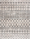 Hauteloom Joppatowne JOPP Black Machine Made Polyester Rug