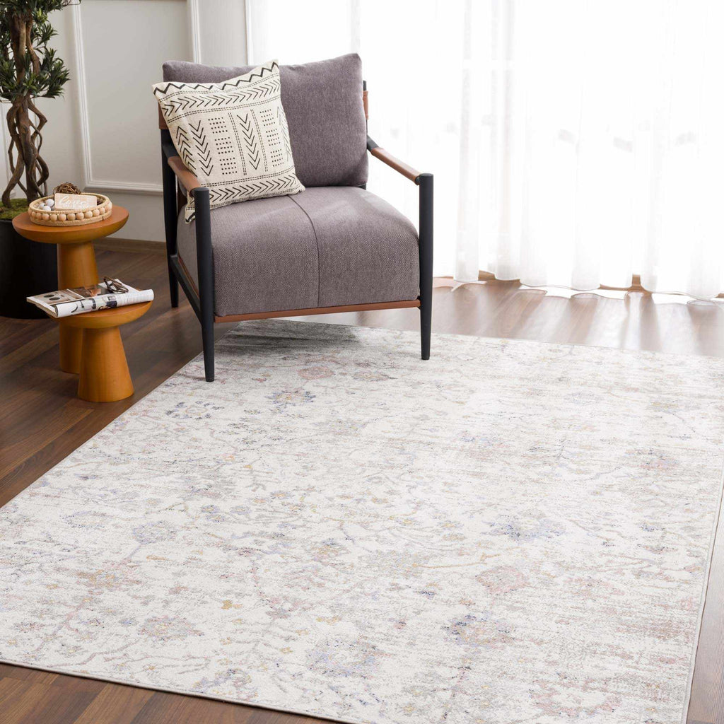 Hauteloom Azula AZUL Ivory Machine Made Polyester Rug