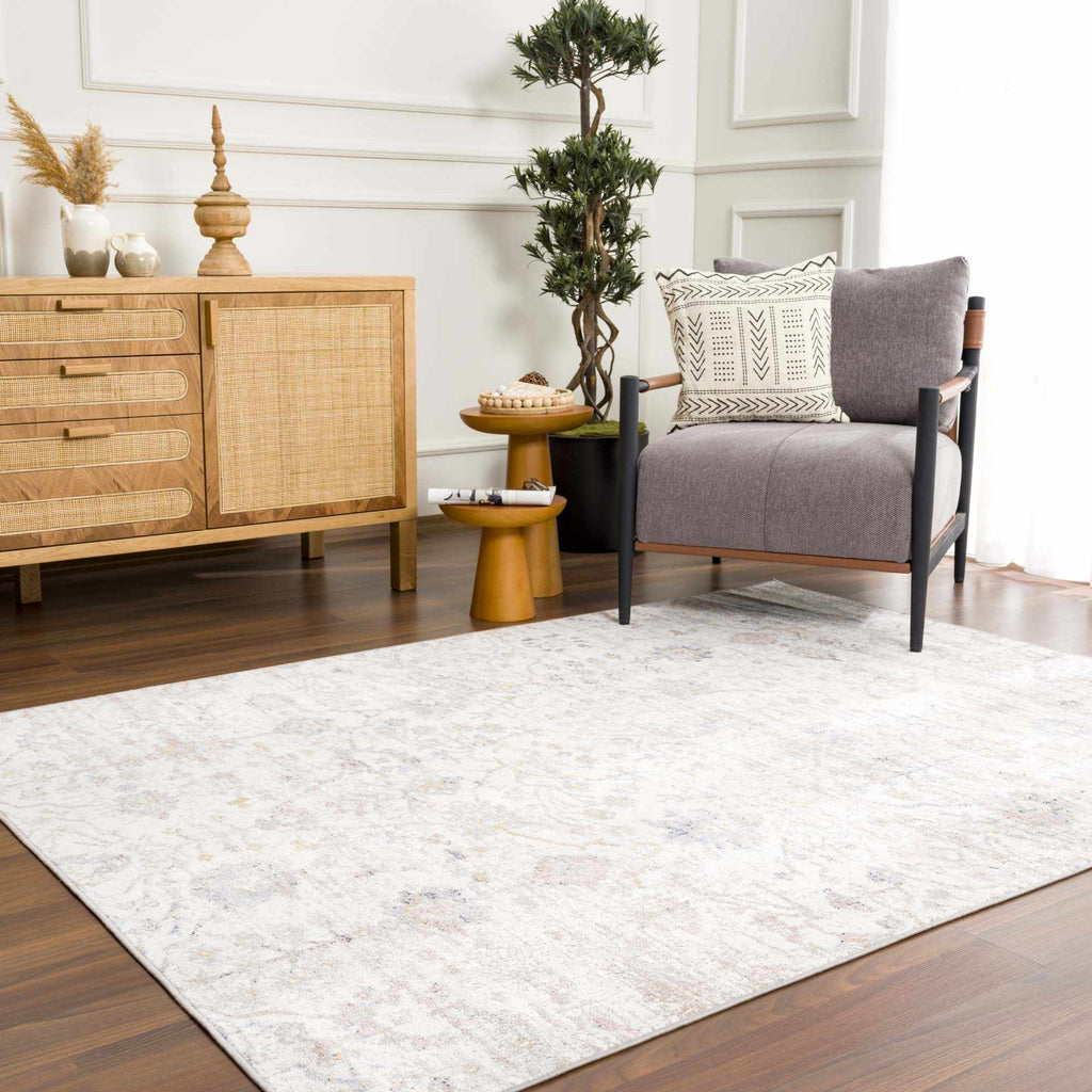 Hauteloom Azula AZUL Ivory Machine Made Polyester Rug