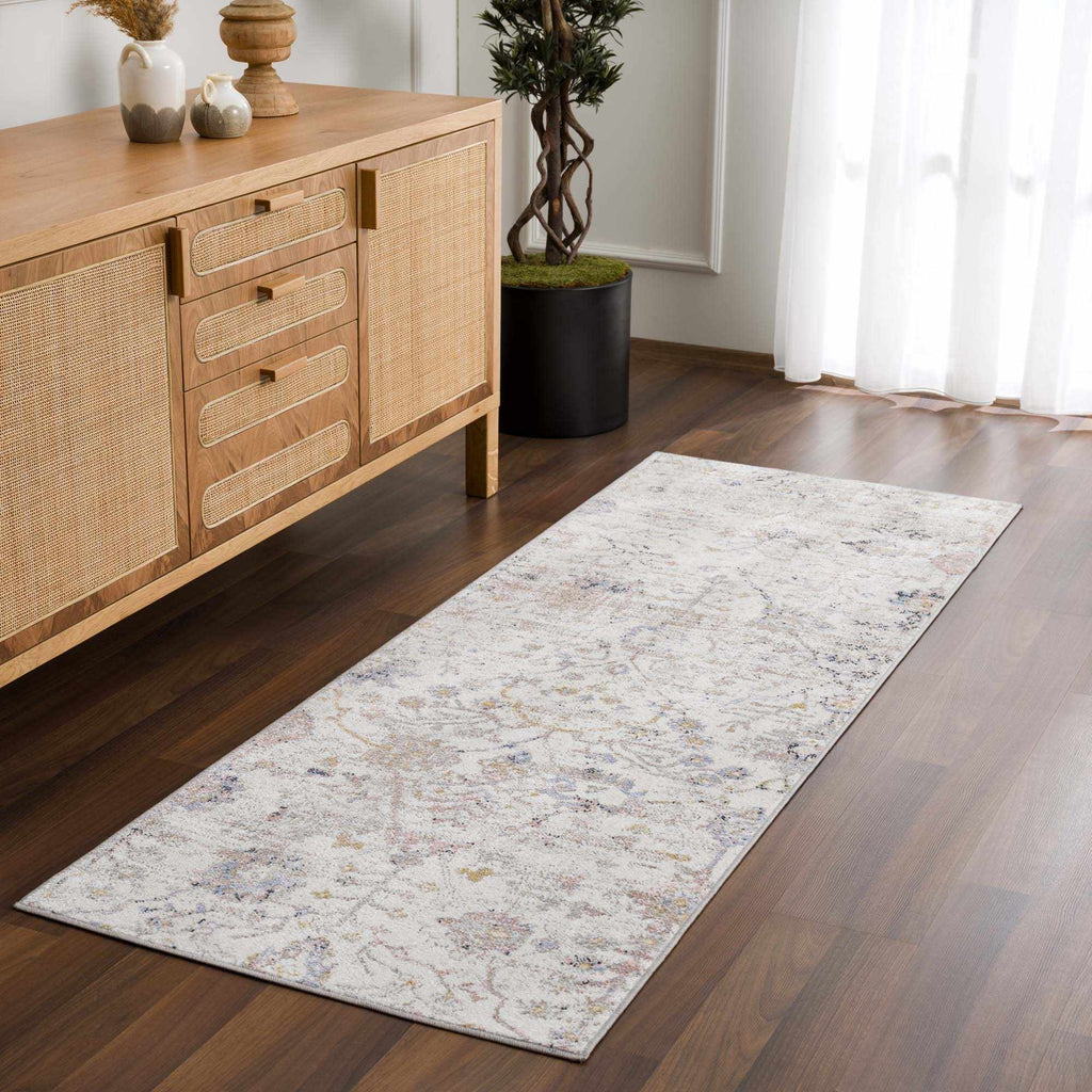 Hauteloom Azula AZUL Ivory Machine Made Polyester Rug