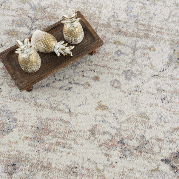 Hauteloom Azula AZUL Ivory Machine Made Polyester Rug