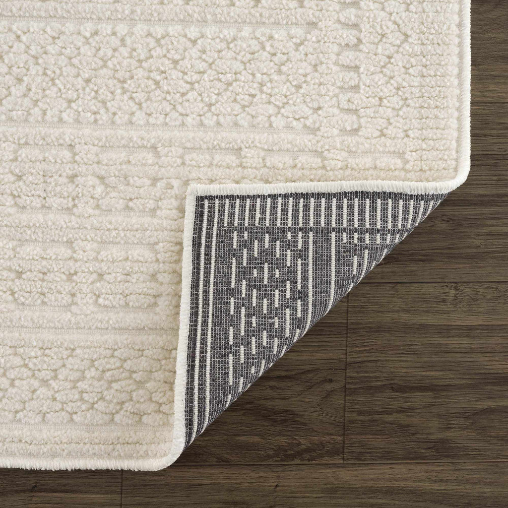 Hauteloom Bahar SLYBBAHARA1 Cream Machine Made Polypropylene Rug