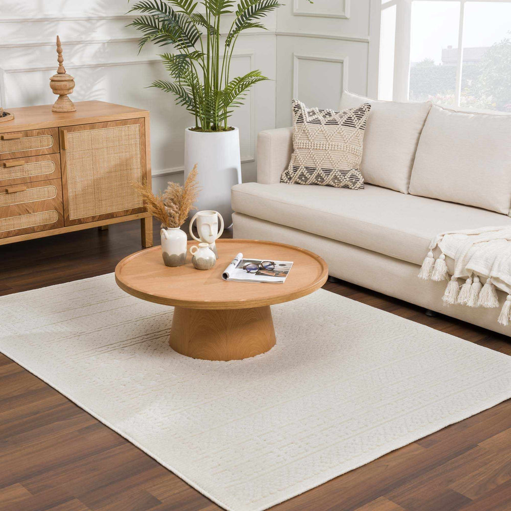 Hauteloom Bahar SLYBBAHARA1 Cream Machine Made Polypropylene Rug