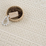 Hauteloom Bahar SLYBBAHARA1 Cream Machine Made Polypropylene Rug