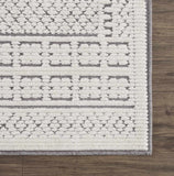 Hauteloom Bahar SLYBBAHARA2 Off White Machine Made Polypropylene Rug
