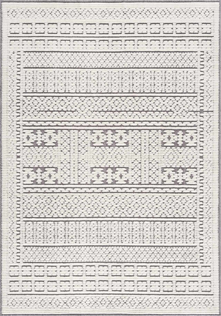 Hauteloom Bahar SLYBBAHARA2 Off White Machine Made Polypropylene Rug