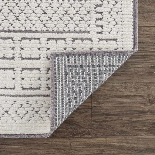 Hauteloom Bahar SLYBBAHARA2 Off White Machine Made Polypropylene Rug