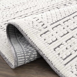 Hauteloom Bahar SLYBBAHARA2 Off White Machine Made Polypropylene Rug