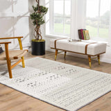 Hauteloom Bahar SLYBBAHARA2 Off White Machine Made Polypropylene Rug