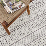 Hauteloom Bahar SLYBBAHARA2 Off White Machine Made Polypropylene Rug