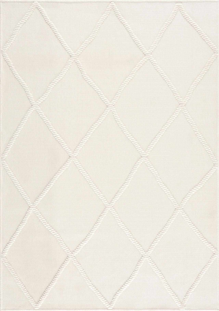 Hauteloom Amani SLYBAMANIA1 White Machine Made Polypropylene Rug