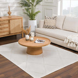 Hauteloom Amani SLYBAMANIA1 White Machine Made Polypropylene Rug