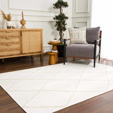 Hauteloom Amani SLYBAMANIA1 White Machine Made Polypropylene Rug