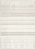 Hauteloom Rhun SLYBRHUN8A1 White Machine Made Polypropylene Rug