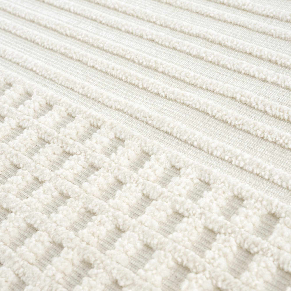 Hauteloom Rhun SLYBRHUN8A1 White Machine Made Polypropylene Rug