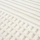 Hauteloom Rhun SLYBRHUN8A1 White Machine Made Polypropylene Rug