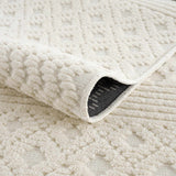 Hauteloom Drago SLYBDRAGOA1 White Machine Made Polypropylene Rug