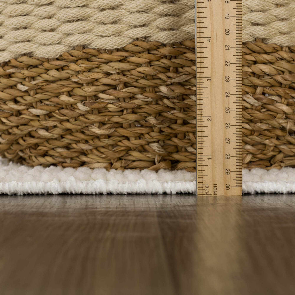 Hauteloom Drago SLYBDRAGOA1 White Machine Made Polypropylene Rug