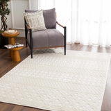 Hauteloom Drago SLYBDRAGOA1 White Machine Made Polypropylene Rug