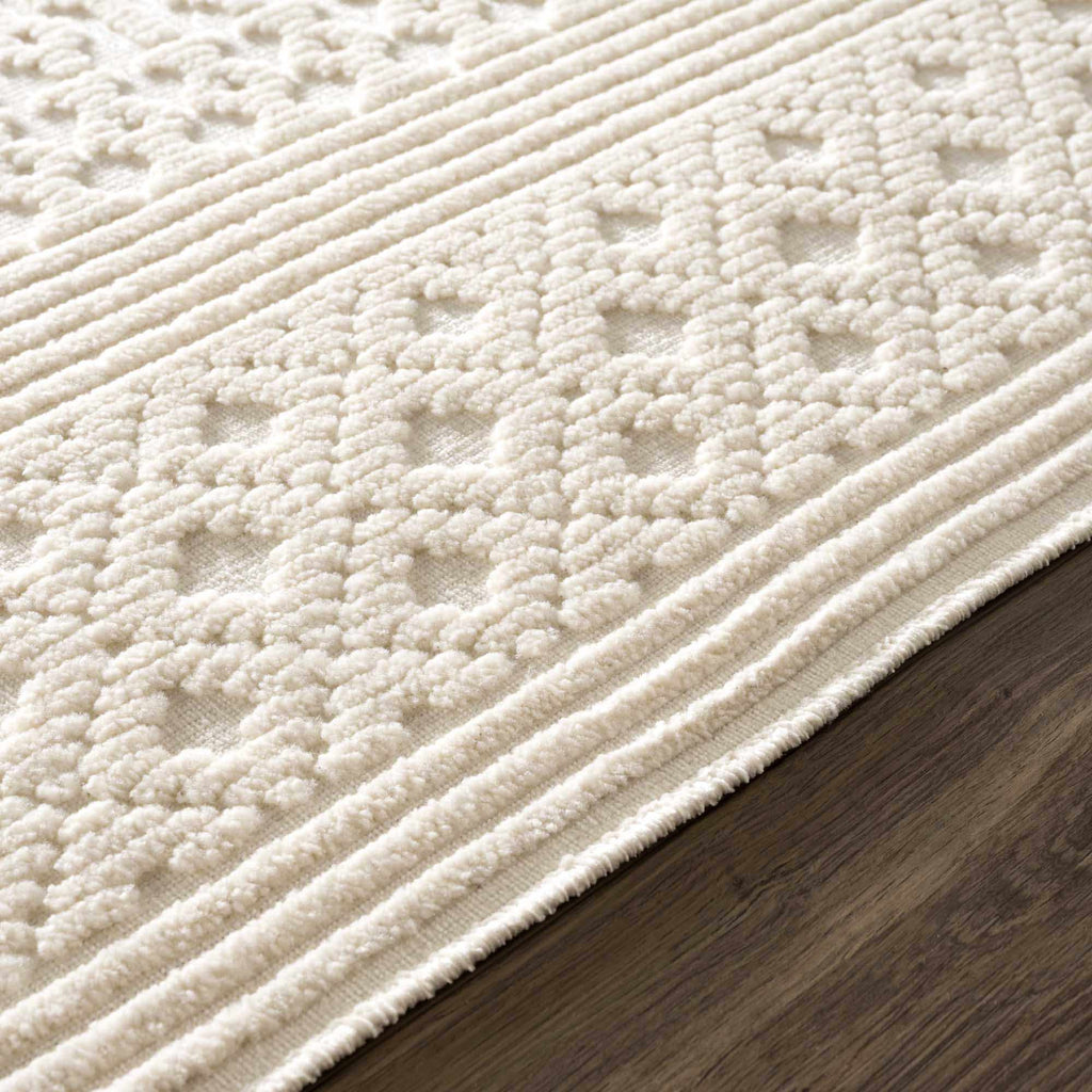 Hauteloom Drago SLYBDRAGOA1 White Machine Made Polypropylene Rug