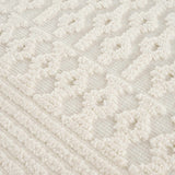 Hauteloom Drago SLYBDRAGOA1 White Machine Made Polypropylene Rug