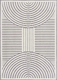 Hauteloom Deron SLYBDERONA3 Gray Machine Made Polypropylene Rug
