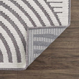 Hauteloom Deron SLYBDERONA3 Gray Machine Made Polypropylene Rug