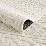 Hauteloom Fadey SLYBFADEYA1 White Machine Made Polypropylene Rug